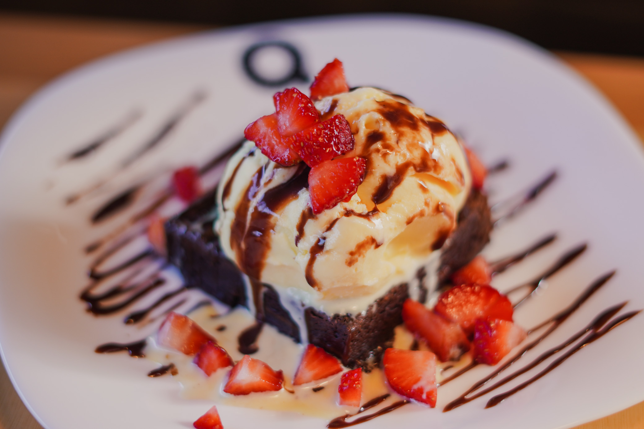 Brownie com Sorvete