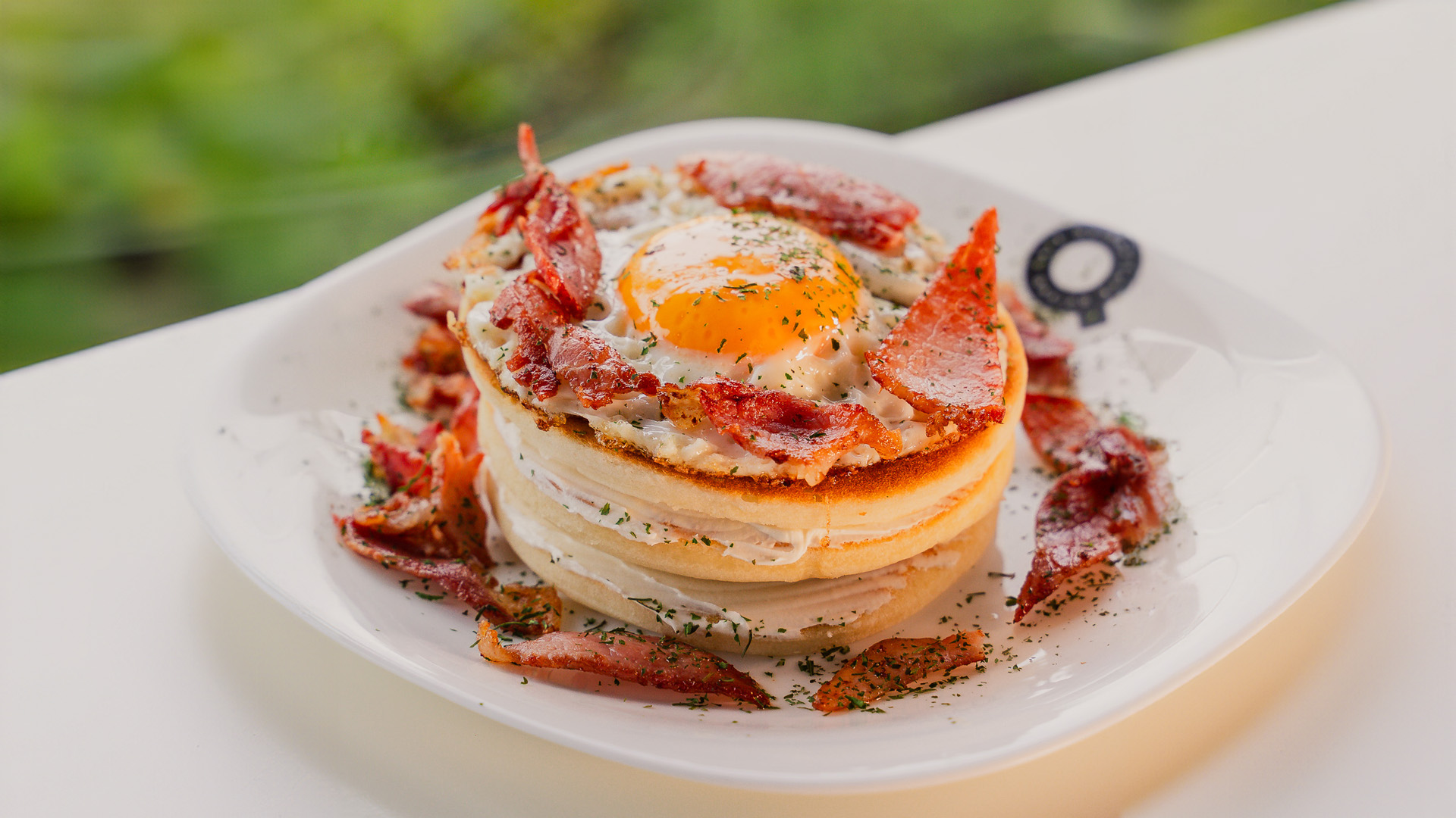 Pancake Bacon e Ovo